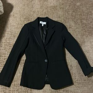 10 Crosby Derek. Lam black blazer with satin lapel